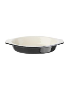 Plat à gratin ovale noir Vogue 650 ml