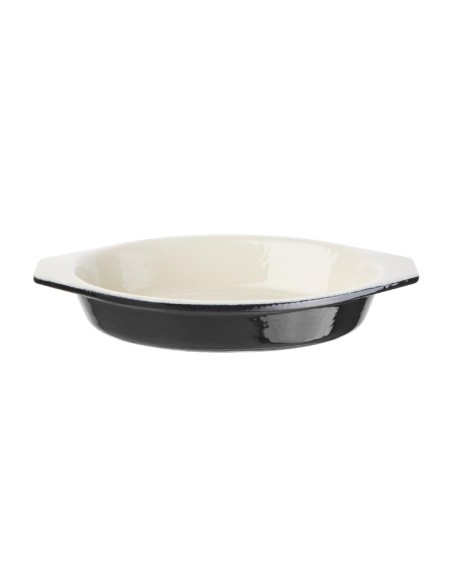 Plat à gratin ovale noir Vogue 650 ml