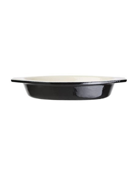 Plat à gratin ovale noir Vogue 650 ml