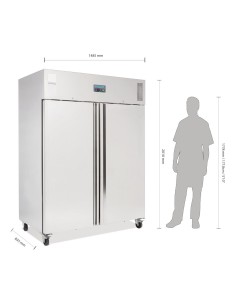 Armoire réfrigérée GN 2 portes 1300L Polar Série U - 934L net 2