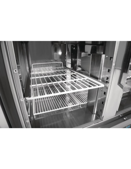 Table réfrigérée 240L Polar Série G - 2 portes GN 1/1