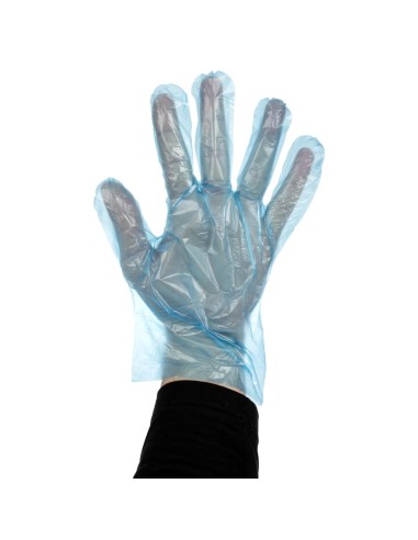 Gants jetables bleus Supertouch - Lot de 100