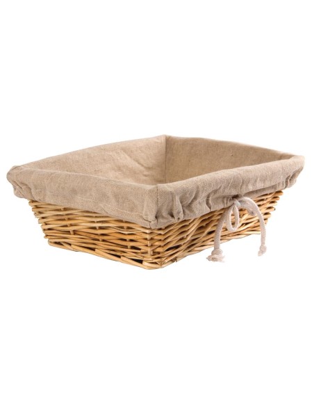 Panier en osier Olympia rectangulaire - 95x315x230 mm