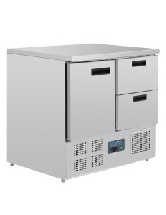 Table réfrigérée Polar Série G 240L GN 1/1 - 1 porte 2 tiroirs