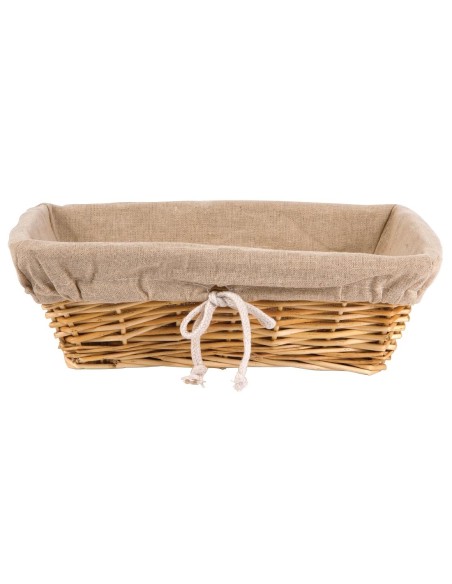 Panier en osier Olympia rectangulaire - 95x315x230 mm