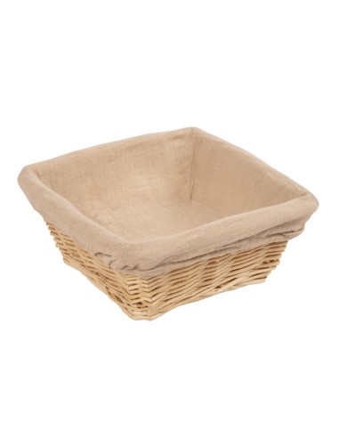 Panier en osier Olympia carré - 100x230 mm