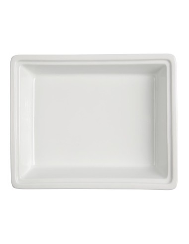 Plat en porcelaine GN 1/2 65mm Olympia - blanc