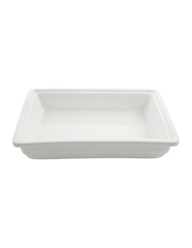 Plat en porcelaine GN 1/2 65mm Olympia - blanc