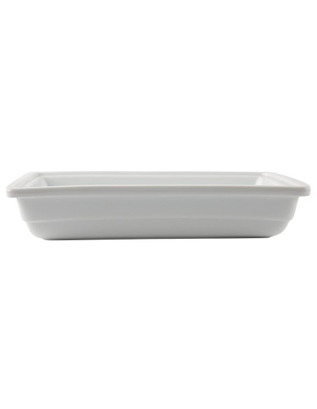 Plat en porcelaine GN 1/2 65mm Olympia - blanc