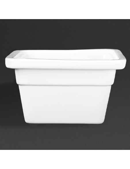 Plat en porcelaine GN 1/6 100mm - Olympia