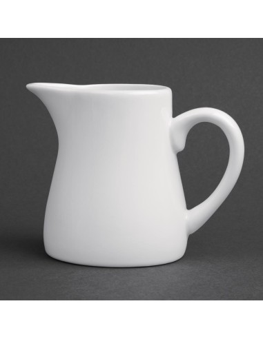 Pots à lait blancs Olympia 170 ml - lot de 6