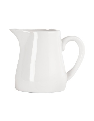 Pots à lait blancs Olympia 170 ml - lot de 6