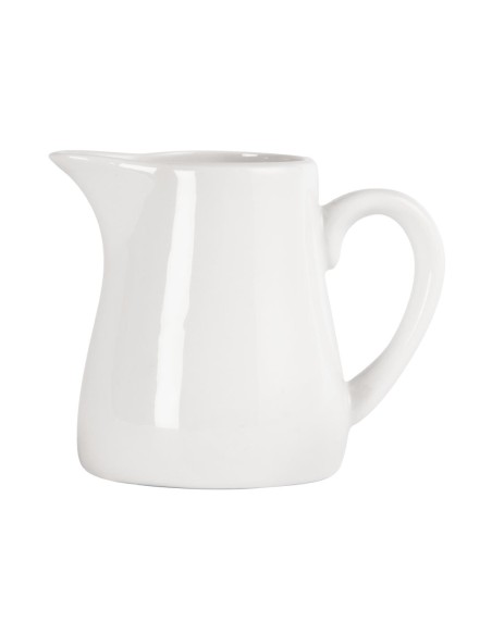 Pots à lait blancs Olympia 170 ml - lot de 6