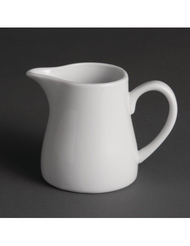 Pots à lait blancs Olympia 305 ml - lot de 6