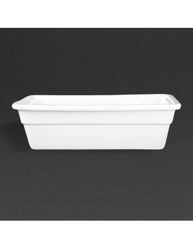 Plat porcelaine GN 1/3 100mm Olympia - Vente en ligne
