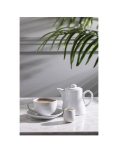 Théières Olympia Whiteware 483 ml - lot de 4 2
