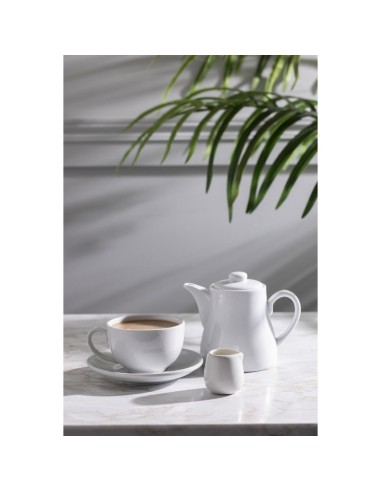 Théières Olympia Whiteware 483 ml - lot de 4