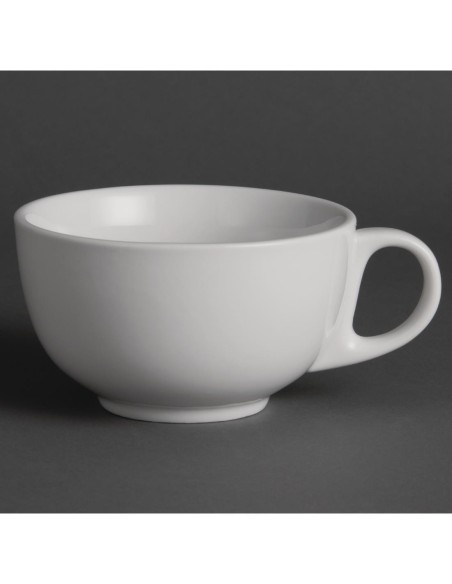 Tasses à cappuccino Olympia Whiteware 425 ml - lot de 12