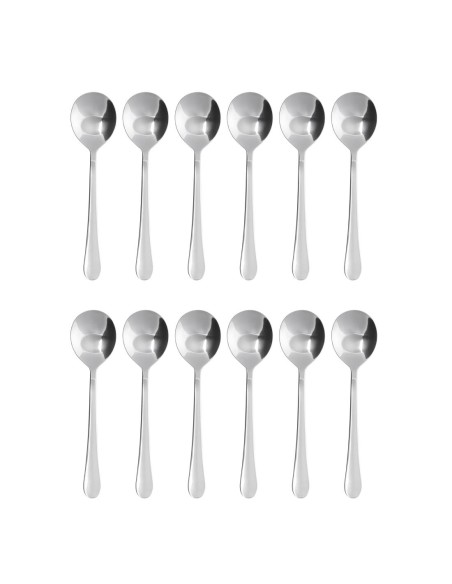 Cuillère à soupe ronde Olympia Buckingham - lot de 12