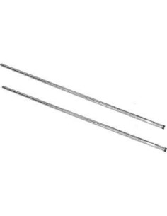 Poteaux chromé Vogue 1270mm - lot de 2