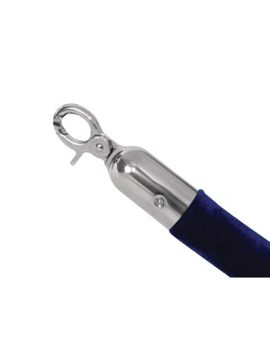 Cordon d'accueil Bolero bleu - 1,5 m sécurité CHR