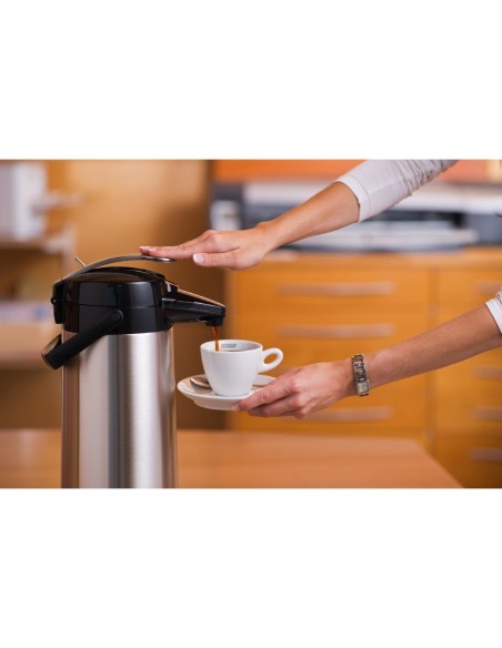 Pichet à pompe inox Bravilor Furento 2,2 L - Isotherme