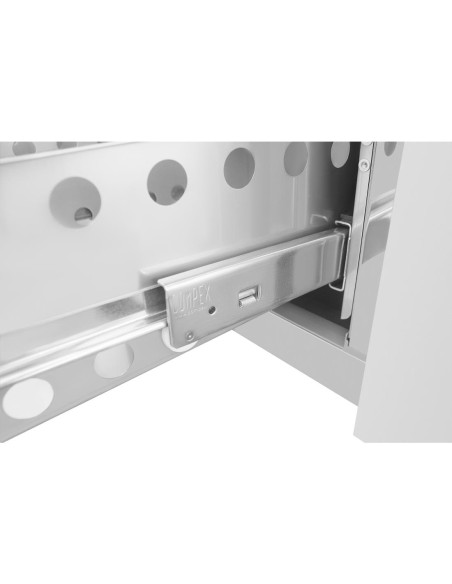 Table réfrigérée positive 1 porte 4 tiroirs Polar 358L