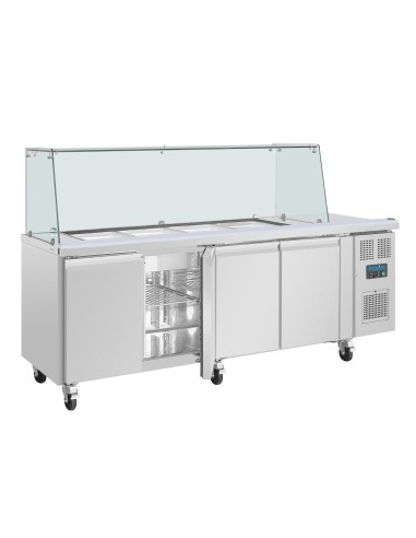 Comptoir à salade GN Polar Série U 4 portes - 476 L