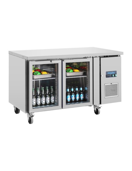 Table réfrigérée Polar 2 portes 205 L - 300W