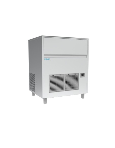 Machine à glaçons gourmet Polar 85 kg - inox, 1 kW