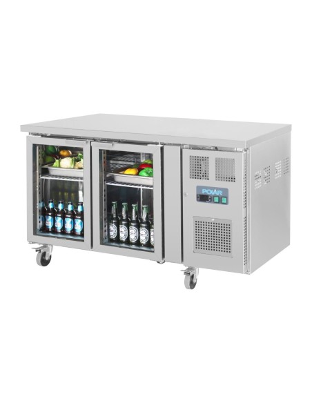 Table réfrigérée Polar 2 portes 205 L - 300W