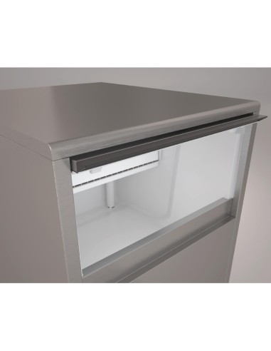 Machine à glaçons gourmet Polar 85 kg - inox, 1 kW