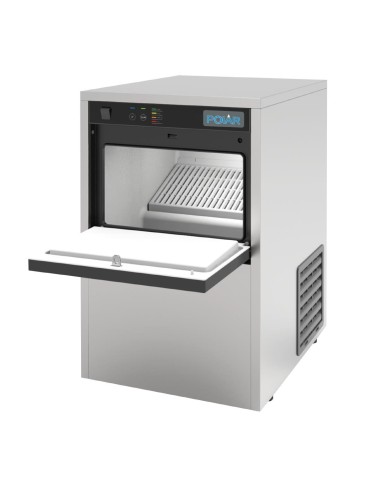 Machine à glaçons Polar UVC 20 kg/jour - Comptoir inox