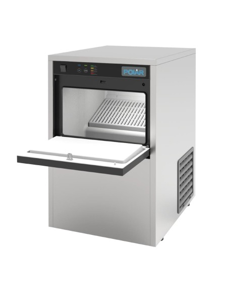 Machine à glaçons Polar UVC 20 kg/jour - Comptoir inox