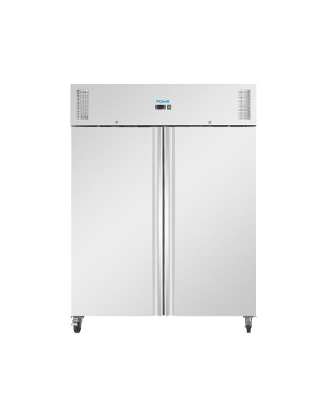 Armoire réfrigérée positive 2 portes Polar 1300L - Inox