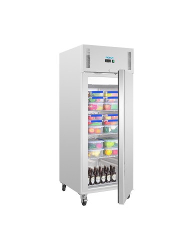 Armoire réfrigérée positive 1 porte Polar 560L - inox