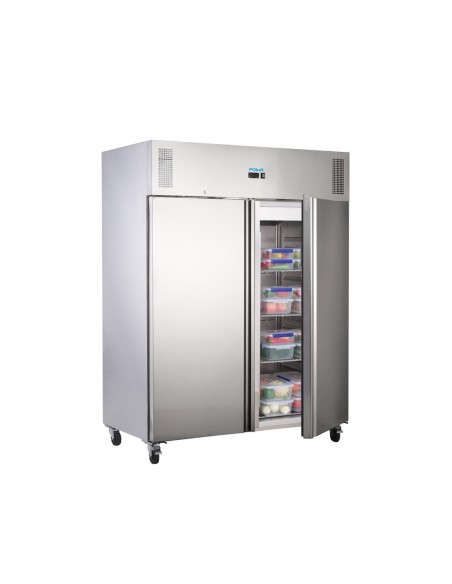 Armoire réfrigérée positive 2 portes Polar 1300L - Inox