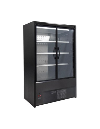 Vitrine libre-service Zoin Cervinho noire 1000mm - 1,42m²