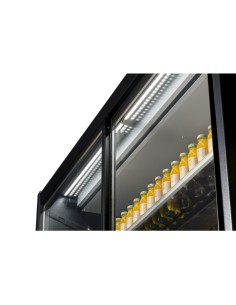 Vitrine libre-service Zoin Cervinho noire 1000mm - 1,42m² 2