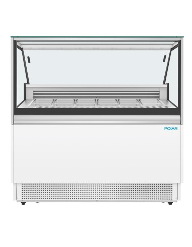 Vitrine à glace Polar Série U 149L 6 bacs - 12 compartiments