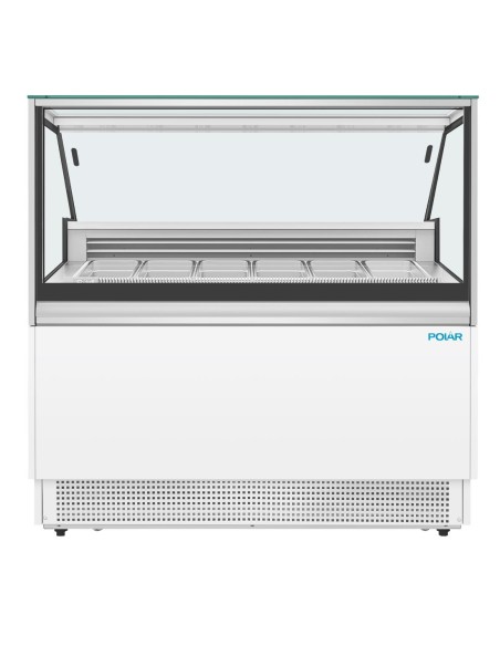 Vitrine à glace Polar Série U 149L 6 bacs - 12 compartiments