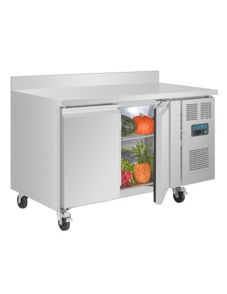 Table réfrigérée positive 2 portes Polar 282L - Inox