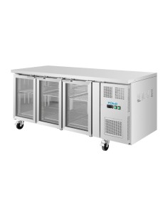 Table réfrigérée positive Polar 3 portes - 465 L 2