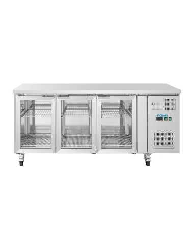 Table réfrigérée positive Polar 3 portes - 465 L