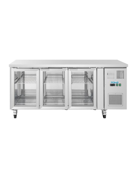 Table réfrigérée positive Polar 3 portes - 465 L