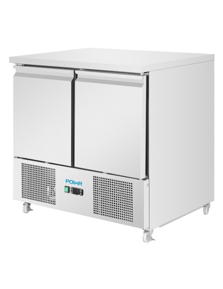 Comptoir à salade Polar U 2 portes - 257 L