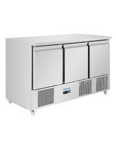 Comptoir à salade froid ventilé Polar Série U 3 portes - 400 L 2
