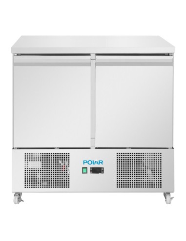 Comptoir à salade Polar U 2 portes - 257 L