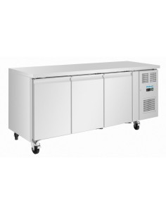 Table réfrigérée positive Polar 3 portes 231L - Inox