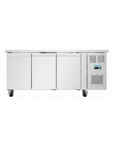 Table réfrigérée positive Polar 3 portes 231L - Inox